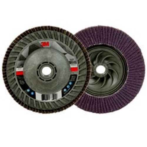 3M™ Flap Disc 769F, 60+, T29 Quick Change, 5 in x 5/8 in-11, 10 ea/Case