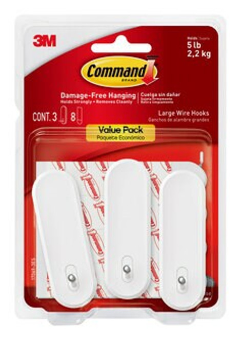 Command™ Large Wire Hook 3pk 17069-3ES