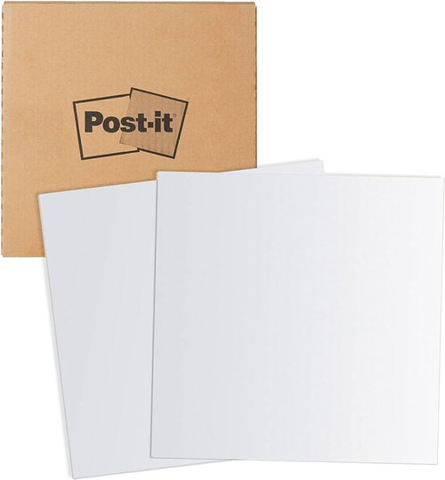 7100260102 Post-it Flex Write Surface FWS-Sheets-2PK, 9.1 in x 9.1 in (23.1 cm x 23.1 cm)