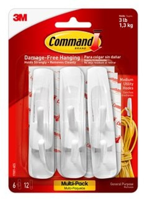 Command™ Medium Utility Hook Value Pack 17001-6ES