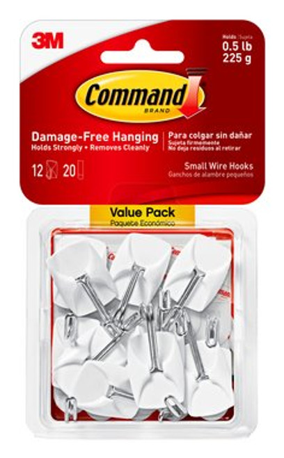 Command™ Small Wire Hooks Value Pack 17067-12ES