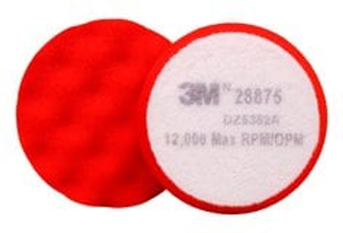 3M™ Finesse-it™ Advanced Foam Buffing Pad, 28875, 3-3/4 in, Red, 10/Bag,
50 ea/Case