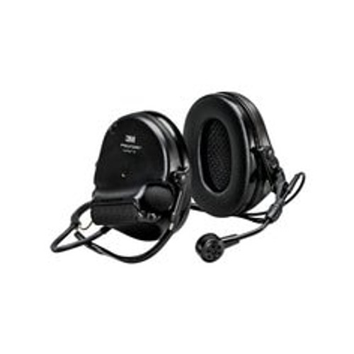 3M™ PELTOR™ SwatTac VI NIB Hearing Defender Headset MT20H682BB-09N SVS, Black, Backband, 915 MHz, 10 ea/Case