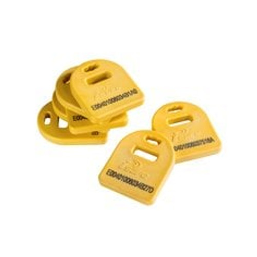 3M™ CSID Connected Safety ID Hanging Mount HF RFID Tag 9506655, Yellow, 100 ea/Pack