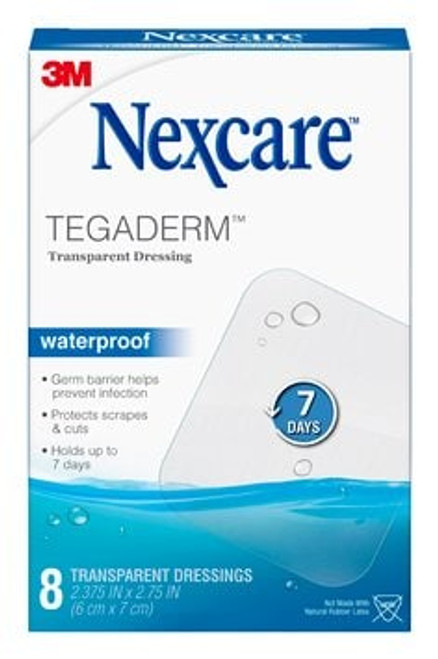 Nexcare™ Tegaderm™ Transparent Dressing H1624, 2.375 in x 2.75 in (6 cm
x 7 cm)