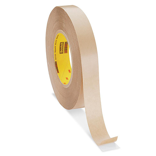 7100320155 3M Double Coated Tape 9832+, Clear, 4.8 mil, 1 in x 36 yd, 36 Rolls/Case