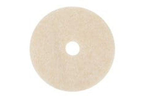 3M™ TopLine Burnish Floor Pads 3200, White/Umber, 610 mm x 82 mm, 24 in, 5 ea/Case