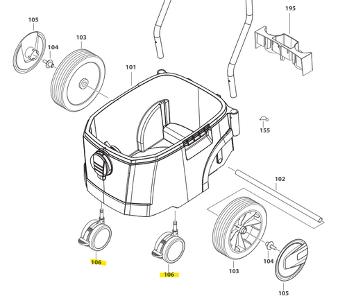 7100277864 3M Guide Wheel, 99888