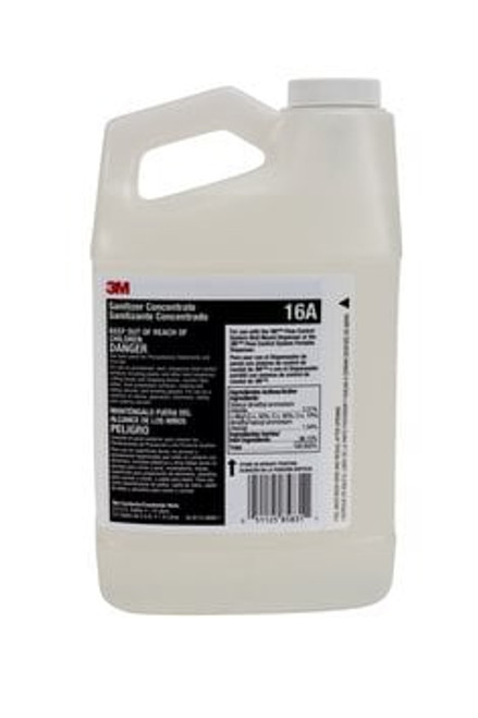 3M™ Sanitizer Concentrate 16A, 0.5 Gallon, 4/Case