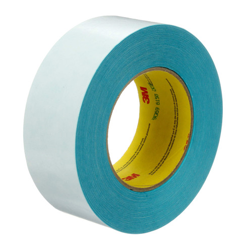 7100087649 3M Repulpable Double Coated Splice Tape 9069, Blue, 3 mil, Roll, Config