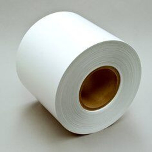 7100073016 3M Films and Liners Label Material 8050, Matte White Polyester, Roll, Config