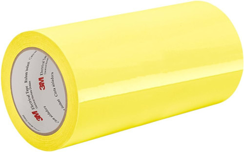 7100132438 3M Polyester Film Electrical Tape 1318-1, Yellow, Configurable Product