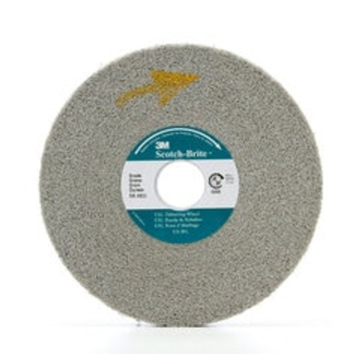 Scotch-Brite™ EXL Deburring Convolute Wheel, XL-WL, 9S Fine, 6 in x MISC
x 1-1/4 in, Config