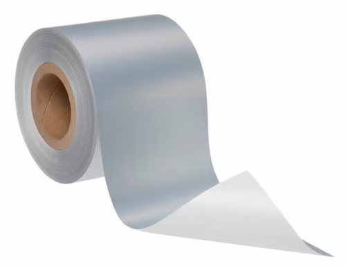 7100013345 3M Thermal Transfer Label Material 7813, Silver Polyester Matte, Roll, Config