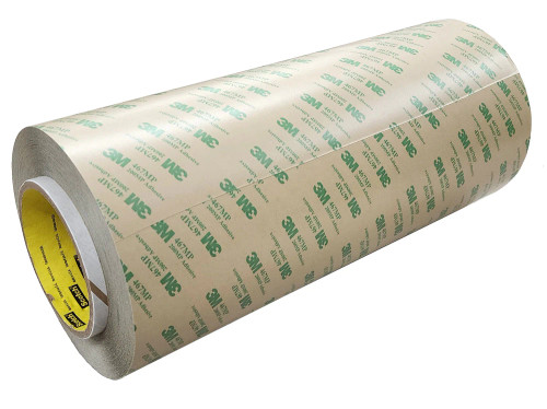 7100012051 3M Adhesive Transfer Tape 467MP, Clear, 2 mil, Roll, Config