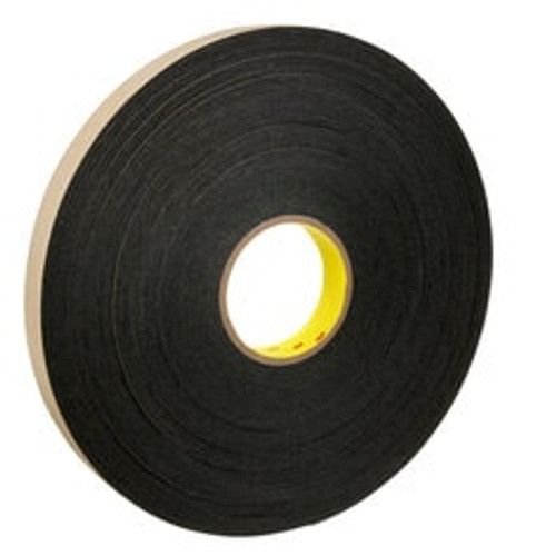 3M™ Double Coated Polyethylene Foam Tape 4492B, Black, 31 mil, Roll,
Config