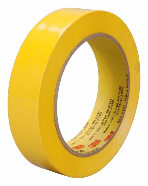 7100012619 3M Polyethylene Tape 483, Yellow, 5.0 mil, Roll, Config