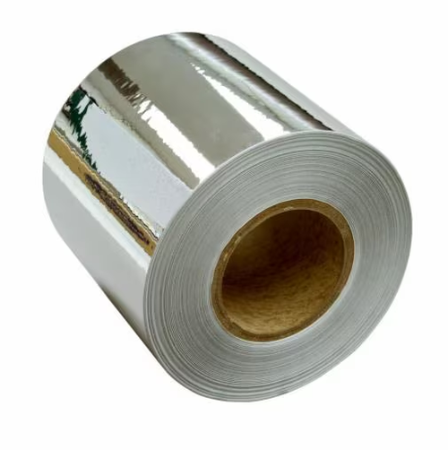 7100304495 3M Thermal Transfer Label Material OFM2802, Bright Silver Polyester, Half Master, Roll, Config