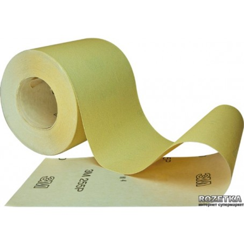 7100320608 3M Hookit Abrasive Roll 255P, 61072, P400, 115 mm x 25 m, 2 Rolls/Case