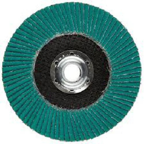 JAZ 53814 JAZ PRO Type 29 Standard Density Flap Disc, 4-1/2" x 5/8"-11 EZ-Spin Thread, 40 Grit Zirconia, Bulk Package