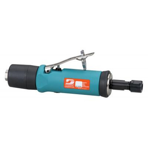 .5 hp Straight-Line Die Grinder 15,000 RPM, Gearless, Extended Rear Exhaust, 1/4" & 6mm Collets