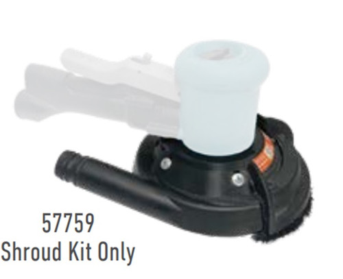 Dynabrade 57759 Vacuum Shroud w/Insert Kit