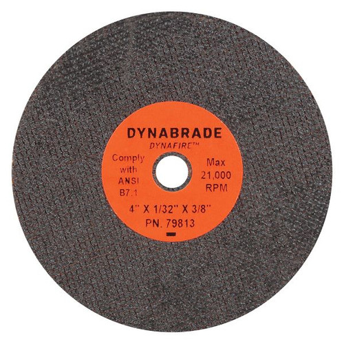 Dynabrade 79813 4" x 1/32"  x 3/8" Dynafire T1 Cut-Off Wheel
