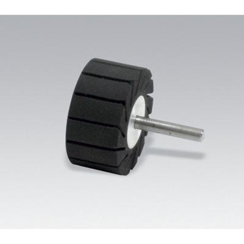 Dynabrade 92916 2" (51 mm) Dia. x 1" (25 mm) W Slotted Wheel 1/4" (6 mm) Shank, For 2" (51 mm) Dia. x 1" (25 mm) W Band