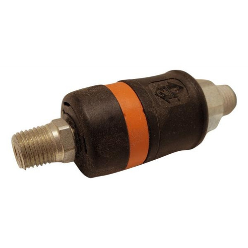 Dynabrade 97574 1/4" Safety Male Coupler w/Male Plug -- ONLY USE DYNABRADE SAFETY COUPLERS WITH DYNABRADE PLUGS