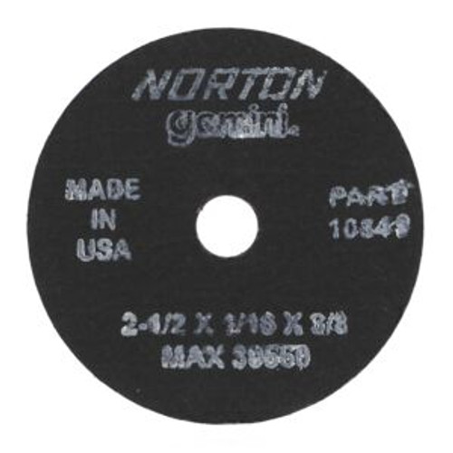 Norton 66243510641 2-1/2 x 1/16 x 3/8 In. Gemini Cut-Off Wheel A 36 T T01/41