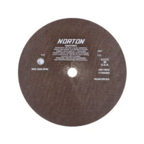 Norton 66253261811 12 x .060 x 1 In. OBNA2 Reinf Toolroom Cut-Off Wheel A 60 O BNA2 T01/41