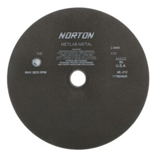 Norton 66253322152 305 x 2.0 x 32 mm MetLab Metallurgical Cut-Off Wheel 38A 90 K B24 T01/41