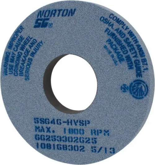 Norton 66253302625 14 x 1-1/2 x 5 In. SG Toolroom Wheel 5SG 46 H VSP T01