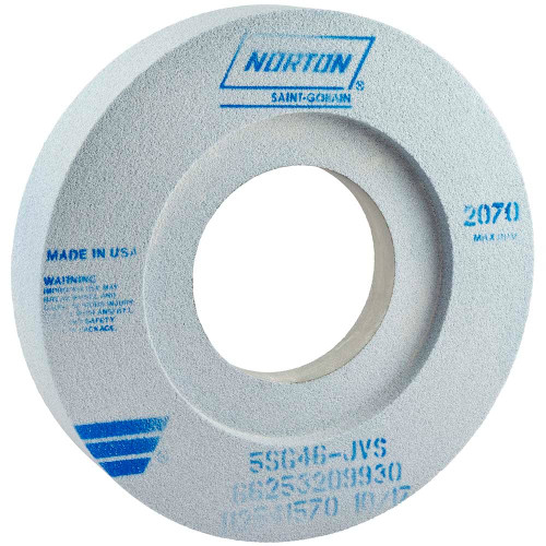 Norton 66253209930 12 x 2 x 5 x 7-1/2 x 1/2 In. SG Toolroom Wheel 5SG 46 VS T07