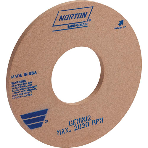 Norton 66243483782 20 x 1.000 x 8 In. Gemini2 Cylindrical Wheel 55A 60 I V35 T01