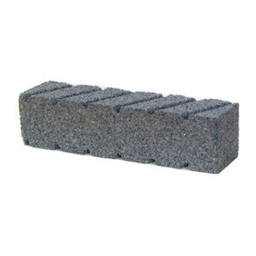 Norton 61463687840 6 x 2 x 2 In. Fluted Hand Rubbing Brick BF26 20 Grit