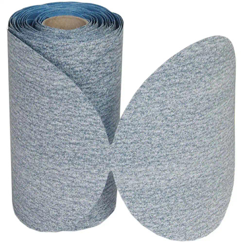 Norton 66254487450 6 In. Durite No-Fil Paper PSA Disc Roll P320 Grit A475 SC 100 Per Roll