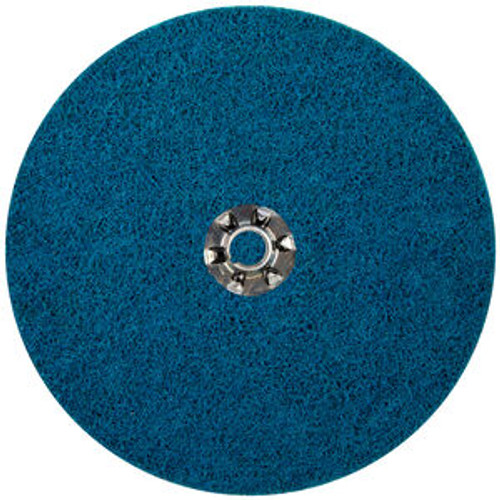 Norton 66623373687 7 In. Bear-Tex Vortex Rapid Prep Non-Woven Locking Disc Speed-Change AO VF Grit