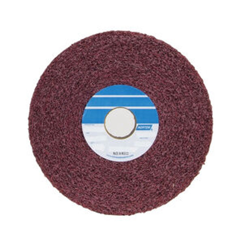 Norton 66261012971 8 x 2 x 3 In. Bear-Tex Metal Finishing Non-Woven Wheel 6Den AO M Grit