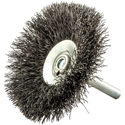 Norton 69957370129 3 x 0.020 x 1/4 x 5/8 x 3/8 In. BlueFire CS Crimped Wire Conic Wheel Brush