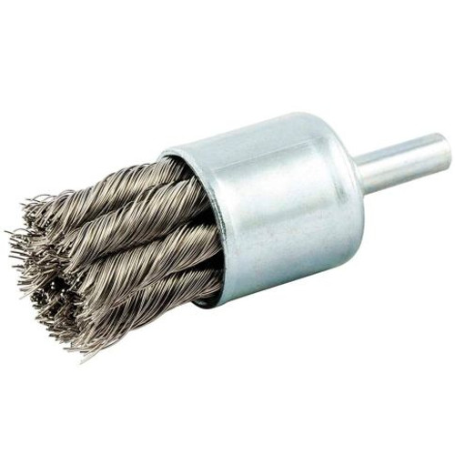 Norton 69957370167 1 x 0.014 x 1/4 x 7/8 In. BlueFire SS Twist Knot Wire End Brush