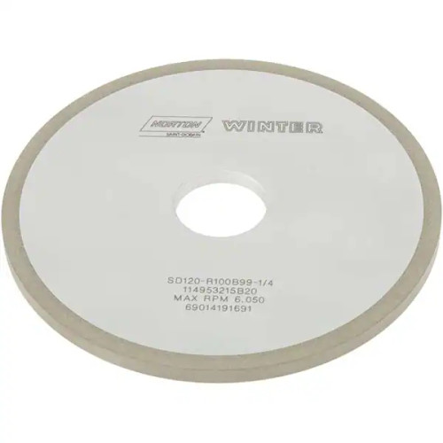 Norton Winter 69014191691 6 x 1/4 x 1-1/4 In. Diamond Resin Bond 1A1 Wheel 120 Grit