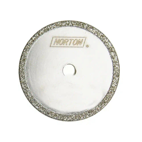 Norton Winter 66260395554 4 x 1/2 x 3/32 In. Diamond Electroplated Continuous Rim Cut-Off Saw Blade 40/50 Grit