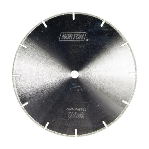 Norton Winter 66260395563 12 x 1/2 x 1/8 In. Diamond Electroplated Slotted Cut-Off Saw Blade 40/50 Grit