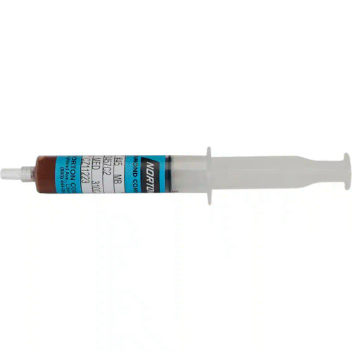 Norton 61463691164 18 Gram Plastic Syringe Brown Winter 45 - Fine Diamond Lapping Compound