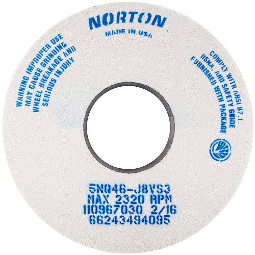 Norton 66243494095 14 x 1-1/2 x 5 In. Quantum Vitrium3 Toolroom Wheel 5NQ 46 J V35 T01