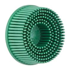 Scotch-Brite Roloc Bristle Disc, RD-ZB, 50, TR, Green, 2" x 5/8", Tapered, 10 per carton, 40 per case