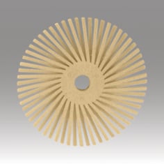 Scotch-Brite Radial Bristle Disc, RB-ZB, 6 Mic, 2" x 3/8", Thin Bristle, 40 per carton, 80 per case
