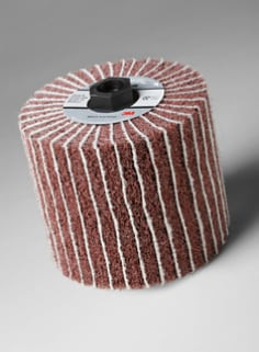 Scotch-Brite Deburr & Finish PRO Combi Flap Brush, DB-FB, 6C Medium+/80+, 4-1/2" x 4" x 1-1/4"