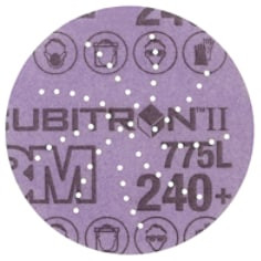 3M Xtract Cubitron II Film Disc 775L, 240+ 3MIL, 3", Die 300DS, 50 per carton, 250 per case